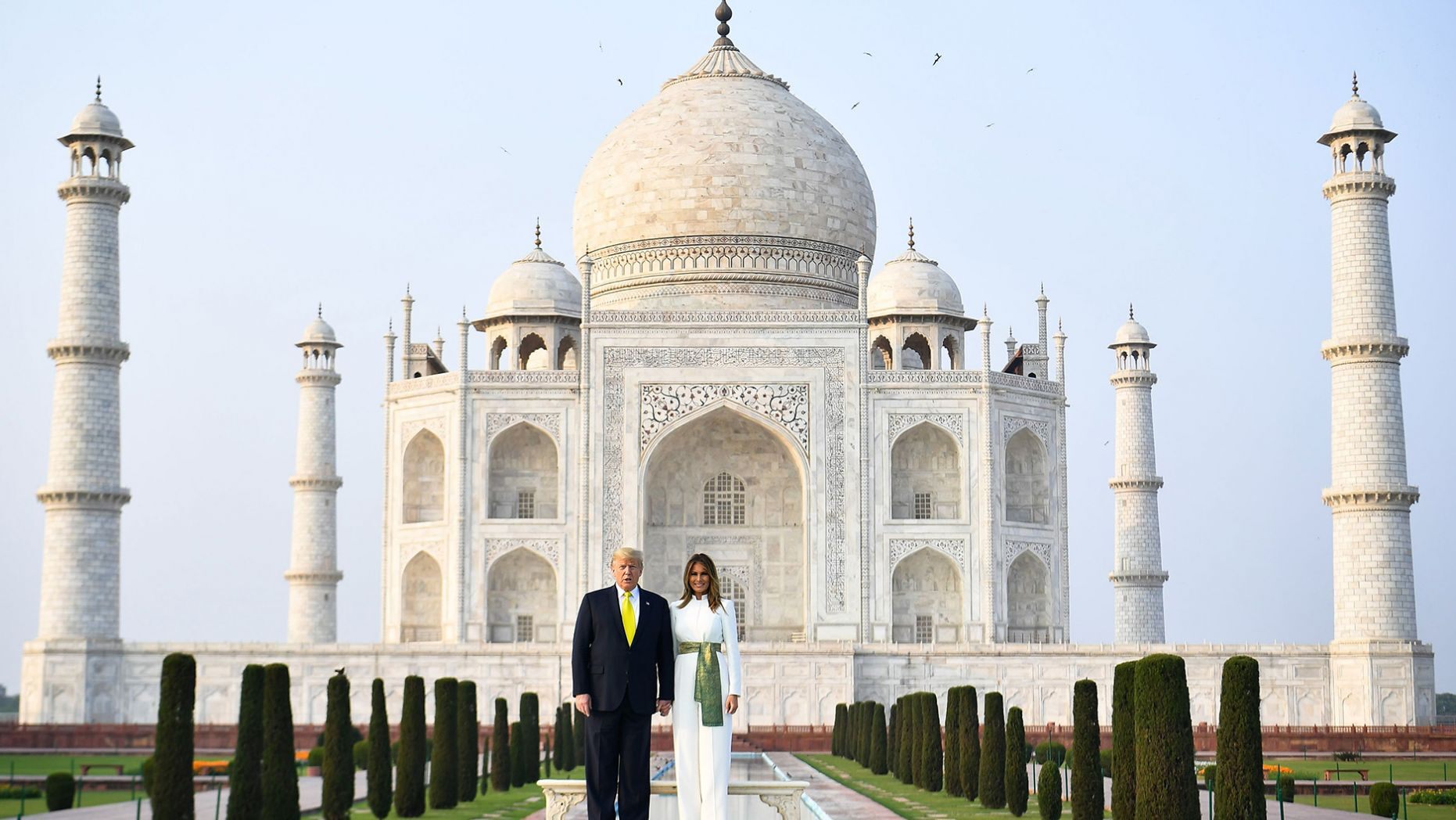 Trump Melania Taj